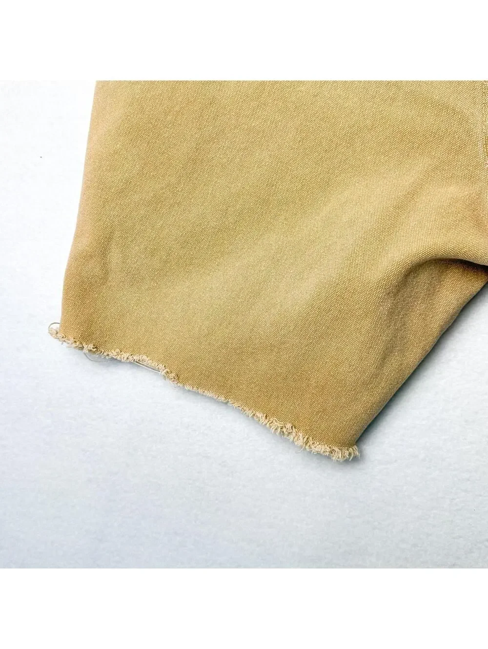 Butter‎ Goods Baggy Denim Shorts Skatewear Carpenter Raw Hem Tan Mens 38
